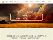 Tablet Screenshot of bethanycc.net